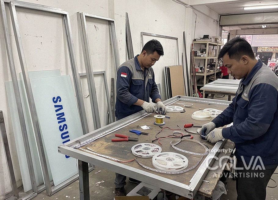 Proyek Signage dari Vendor Profesional