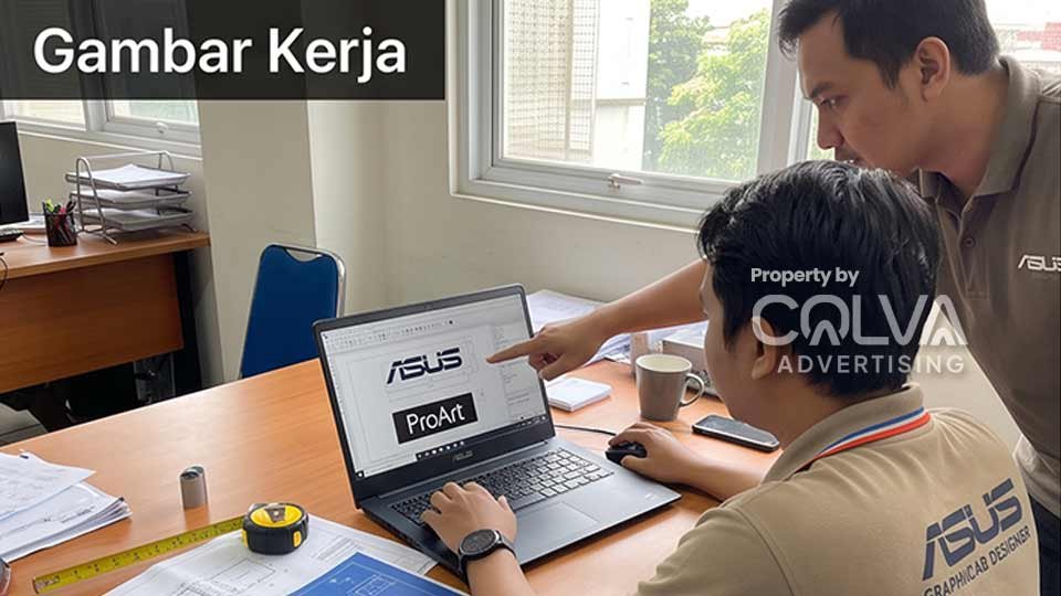 Proyek Signage dan Branding - Advertising COLVA