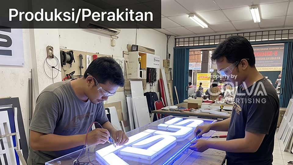Proyek Signage dan Branding - Advertising COLVA