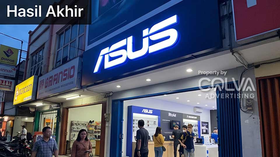 Proyek Signage dan Branding - Advertising COLVA