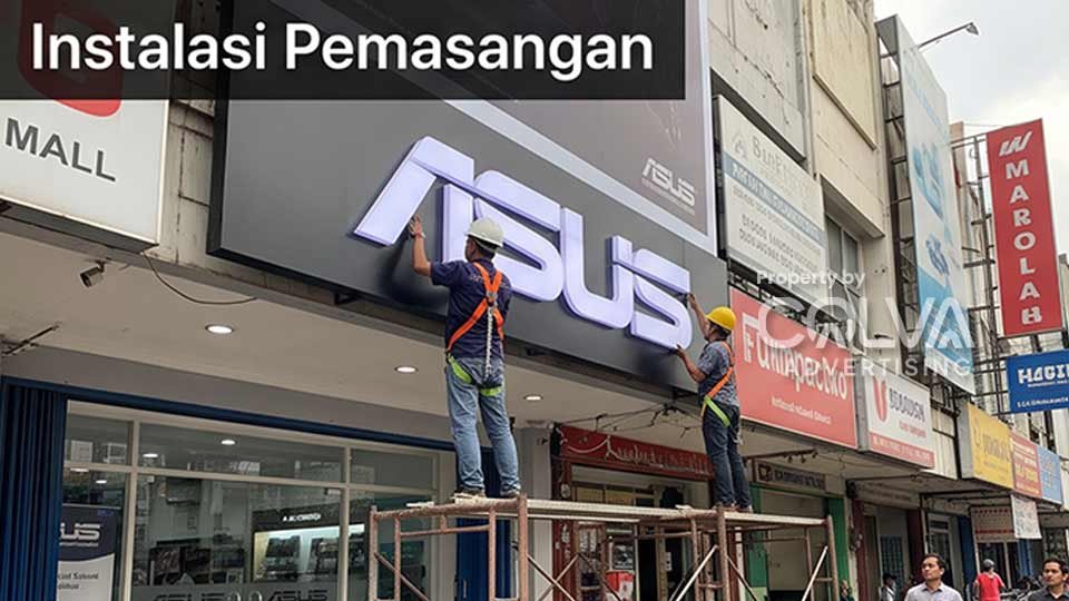 Proyek Signage dan Branding - Advertising COLVA