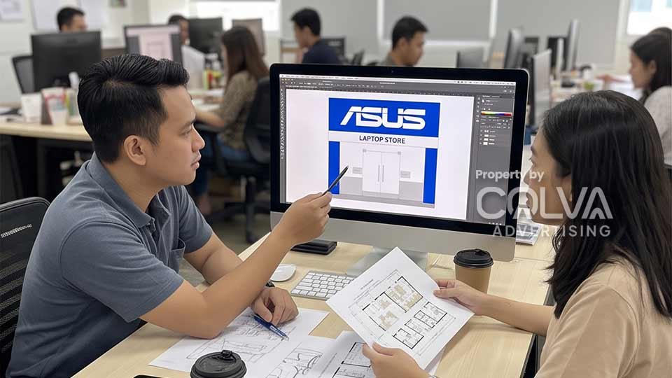 Inspirasi Interior Branding Kantor Modern - Advertising COLVA